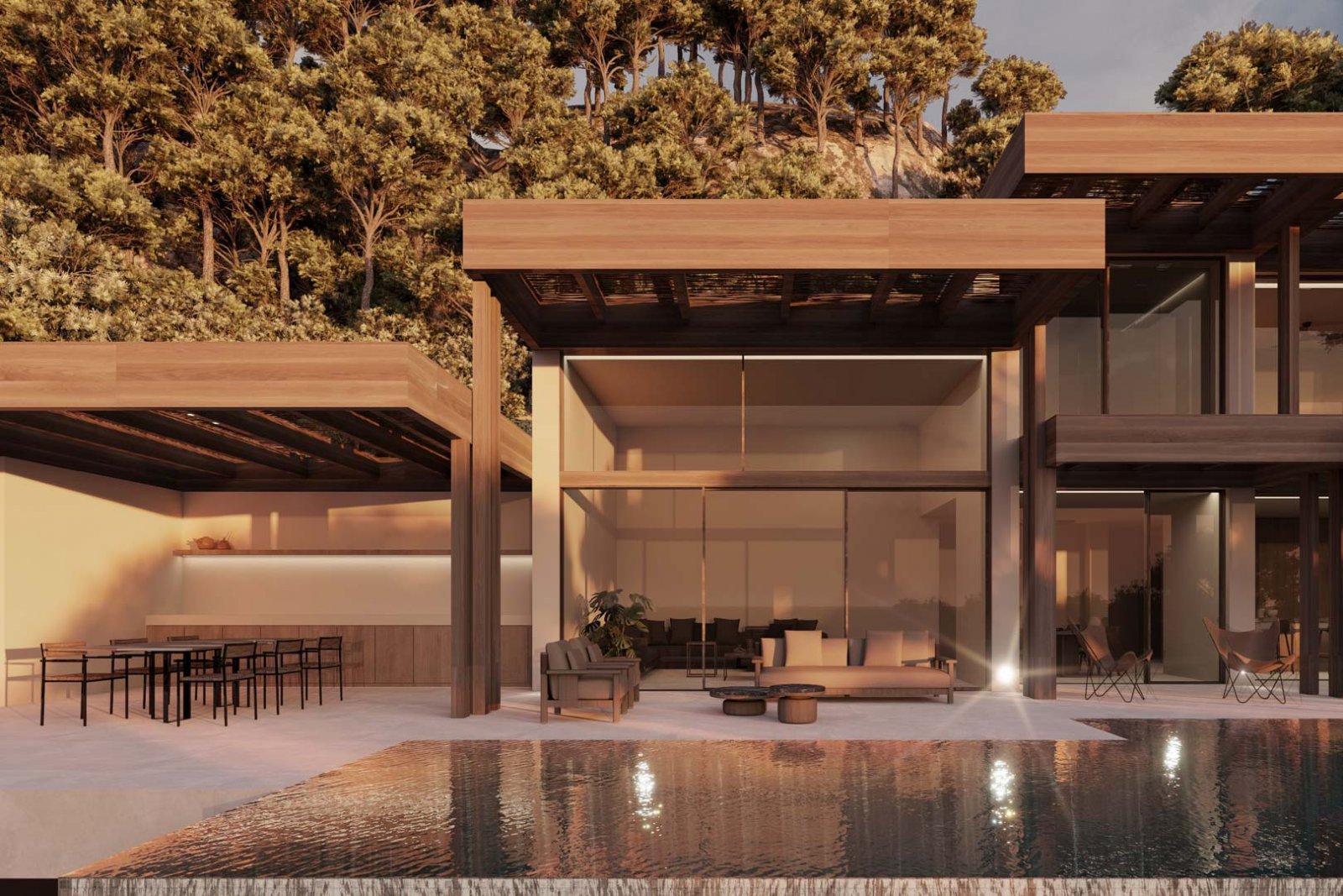 OFF6390BEN Schöne geräumige Neubauvilla mit Meerblick in Benissa zu verkaufen