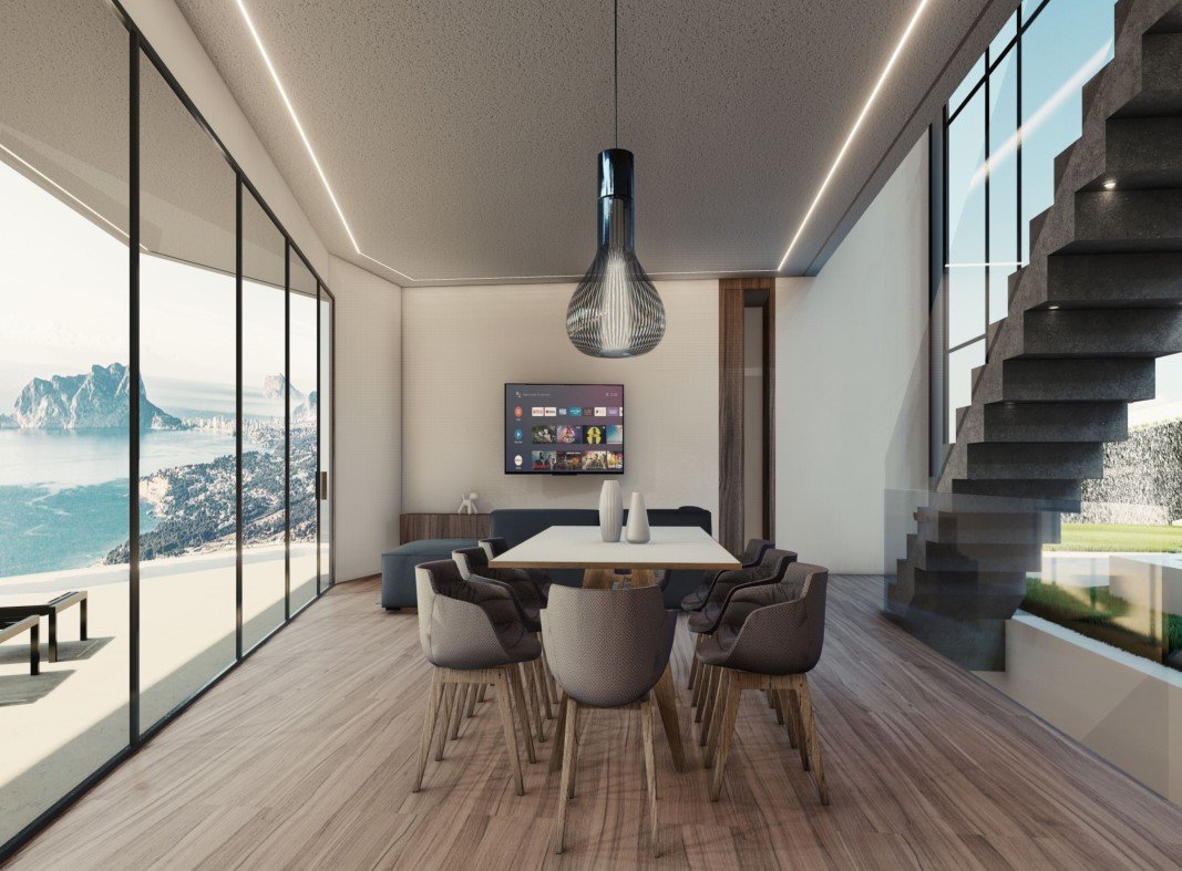 4299BEN Luxuriöse Neubauvilla mit fantastischem Meerblick in Benissa zu verkaufen