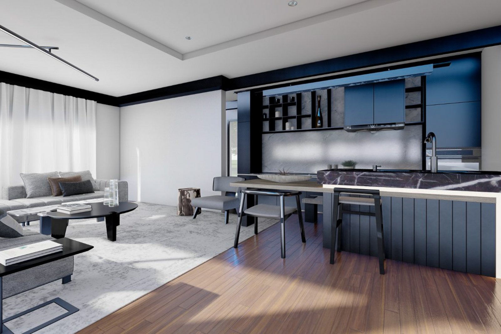 8214PED Moderne Villa mit Meerblick im Bau zum Verkauf in Monte Solana, Pedreguer.