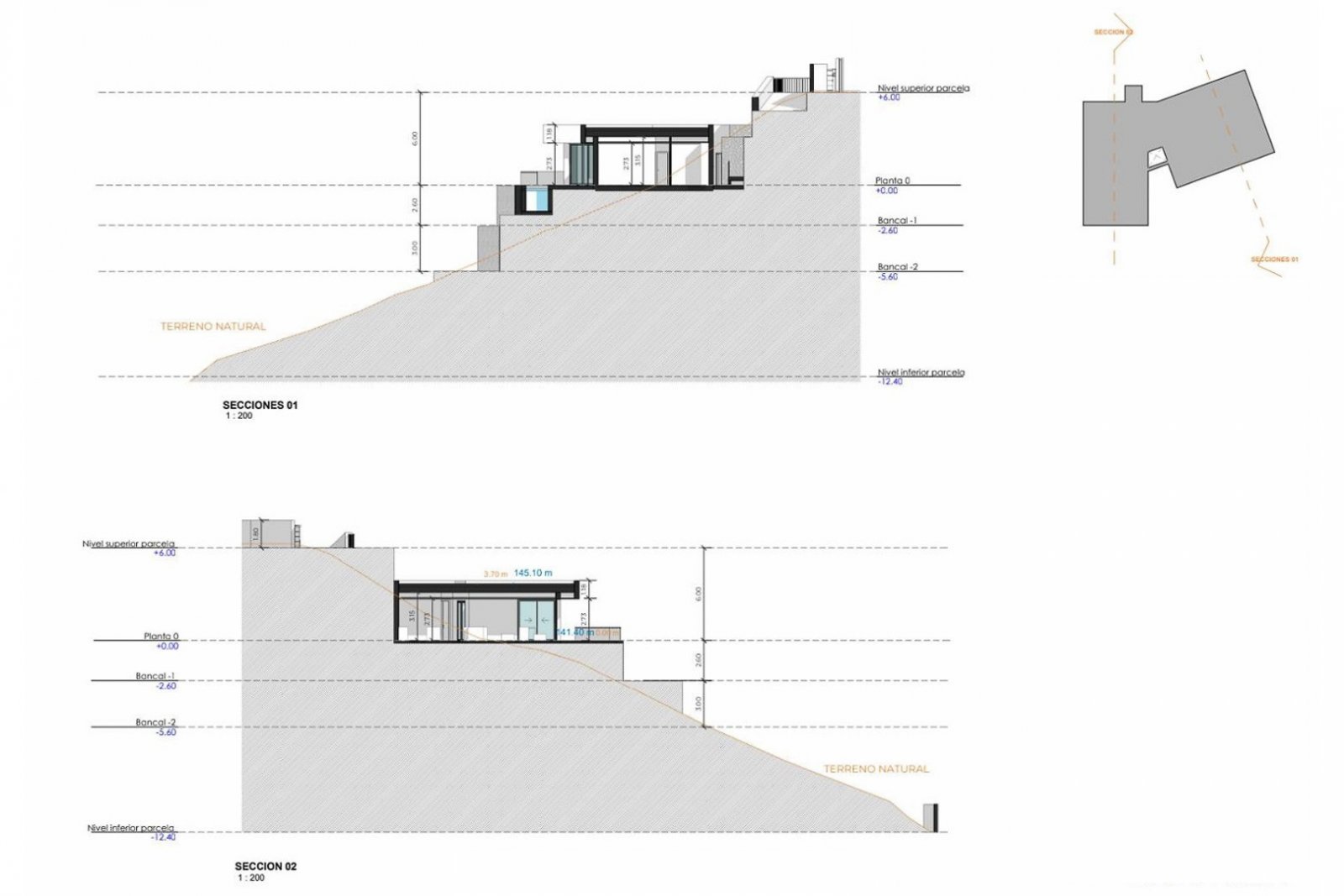 8215PED Lizensiertes modernes Villenprojekt mit Bergblick in Pedreguer zu verkaufen.