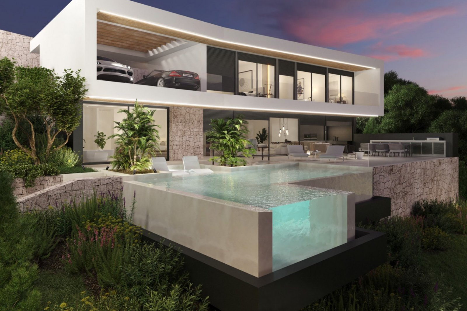 4458BELL Moderne Villa mit Meerblick in Cumbre del Sol zu verkaufen