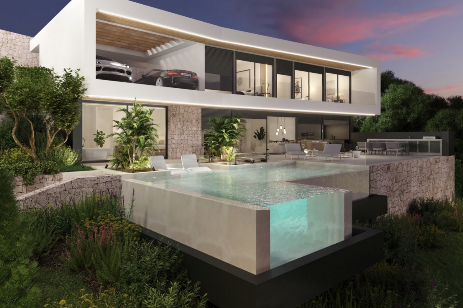 4458BELL Moderne Villa mit Meerblick in Cumbre del Sol zu verkaufen