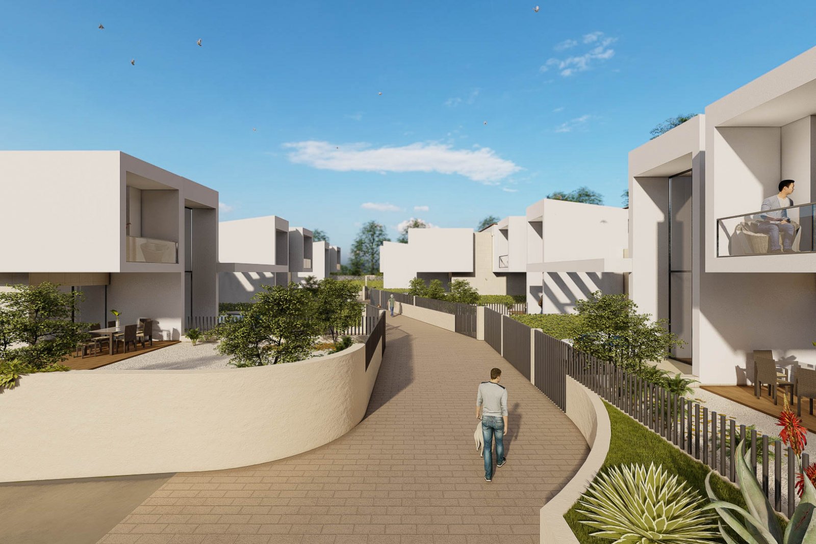 8226NUC Modernes Villenprojekt mit Meerblick in La Nucía zu verkaufen.