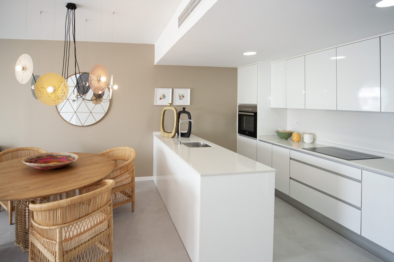 Wohnung mit Garten und Meerblick zum Verkauf in Wohnanlage in Finestrat