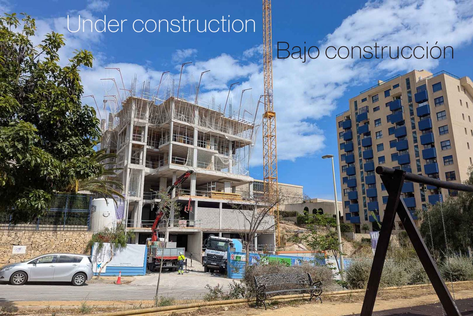 8249CAL Neubau-Wohnungsprojekt zum Verkauf in Calpe.