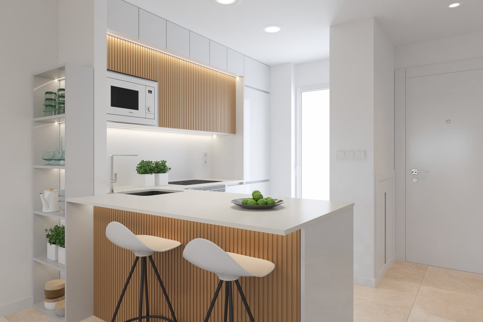 8249CAL Neubau-Wohnungsprojekt zum Verkauf in Calpe.