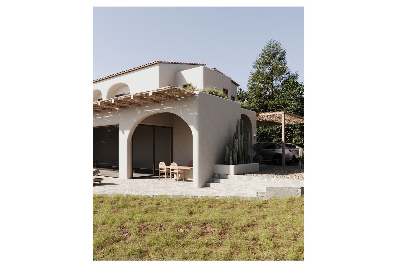 C4XY4527BEN Grundstück/Renovierungsprojekt mit Panoramablick auf das Meer zum Verkauf in Racó del Galeno, Benissa