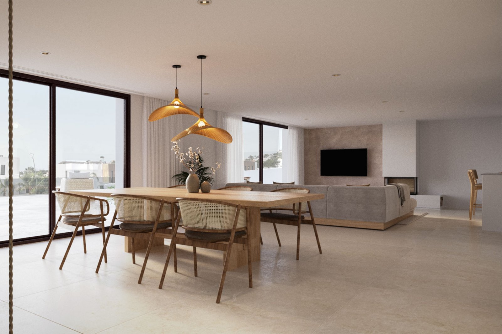 OFF8274MOR Modernes Villenprojekt mit Lizenz zum Verkauf in Moraira.