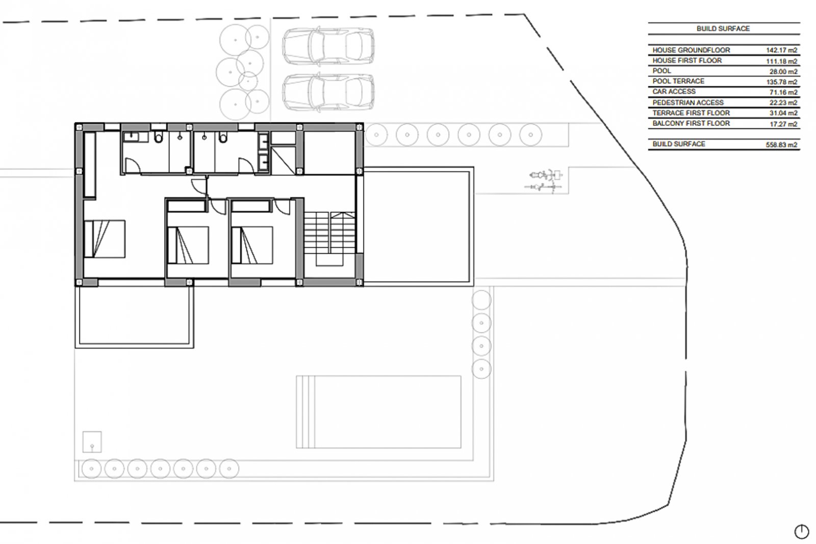 OFF8274MOR Modernes Villenprojekt mit Lizenz zum Verkauf in Moraira.