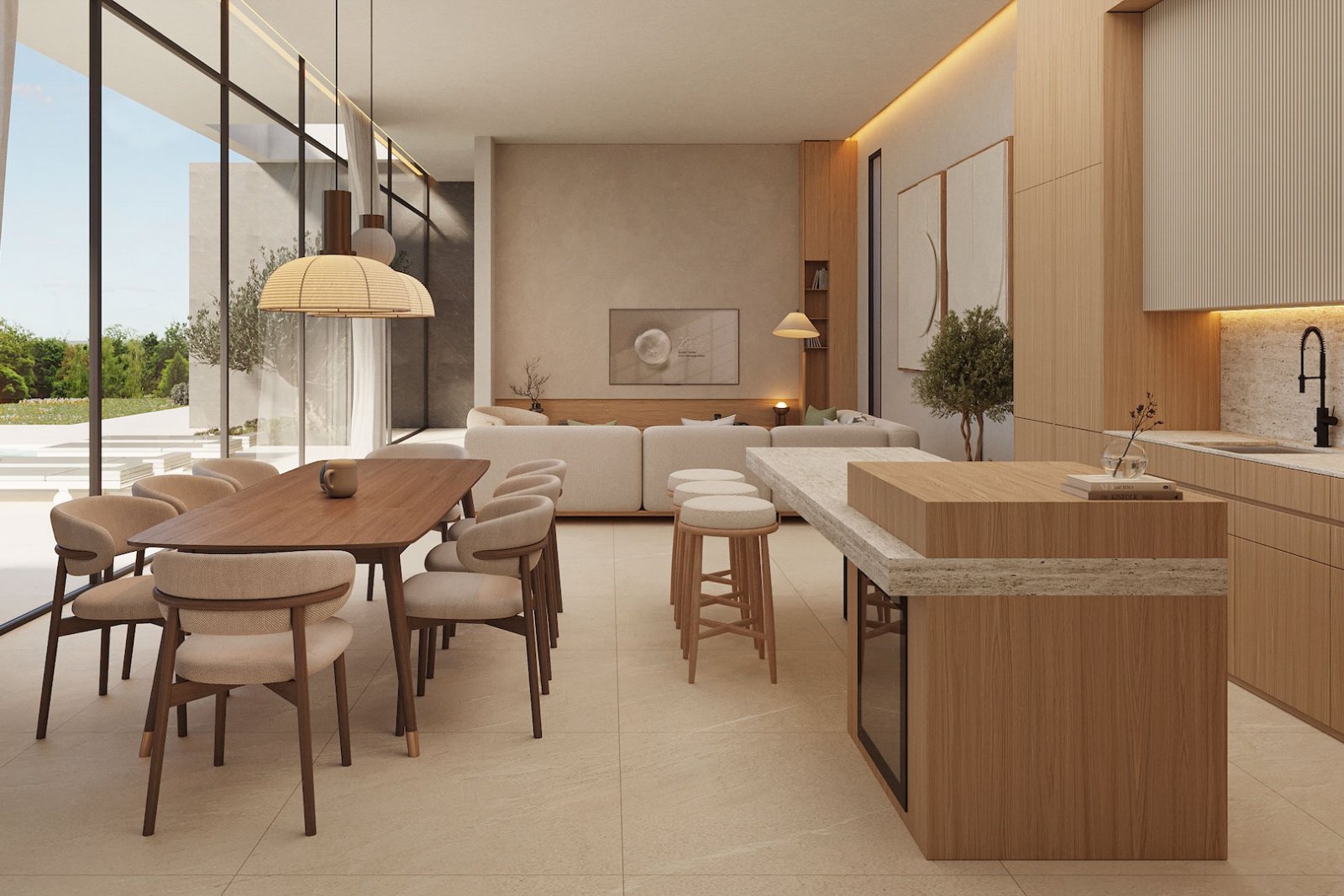 8275CAL Modernes Villenprojekt zum Verkauf in Calpe.