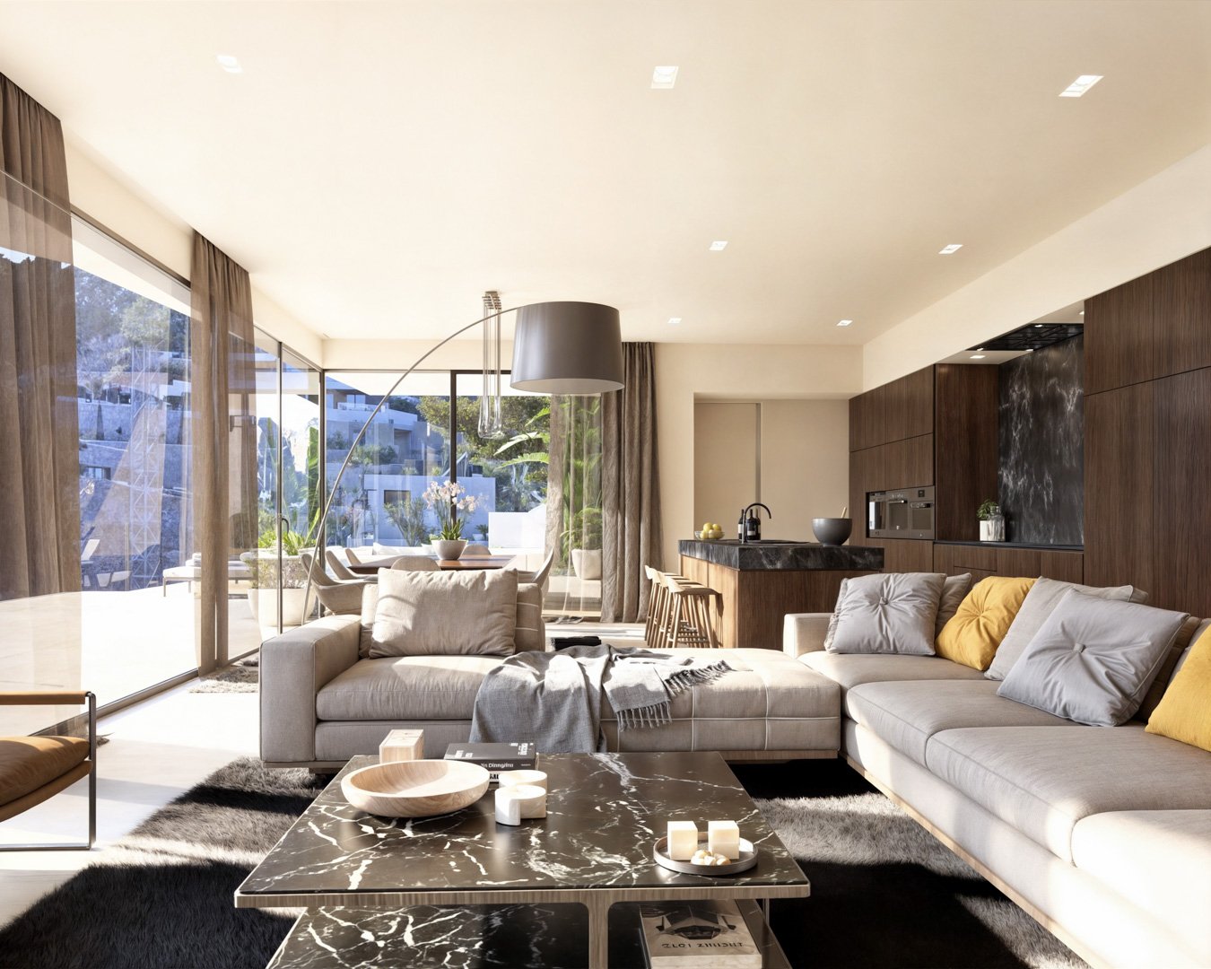 4552BEN Luxuriöse Villa mit Meerblick und Baugenehmigung zum Verkauf in Raco de Galeno