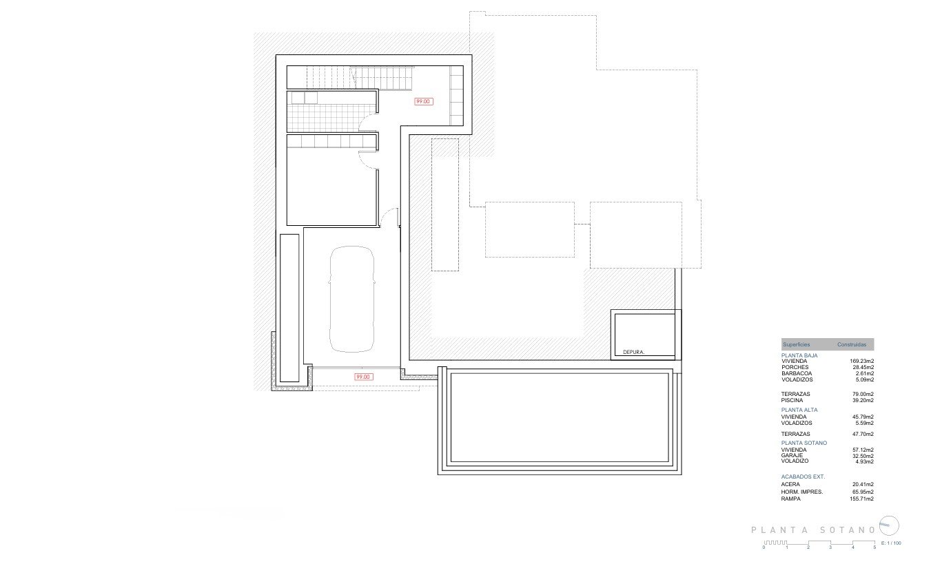 4573BEN Luxusvilla im Bau zu verkaufen in Benissa Costa
