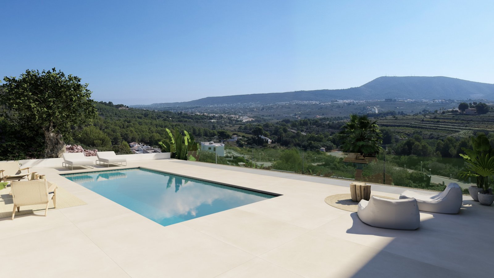 4585BELL Moderne Villa im Bau in Raco de Nadal, Benitachell