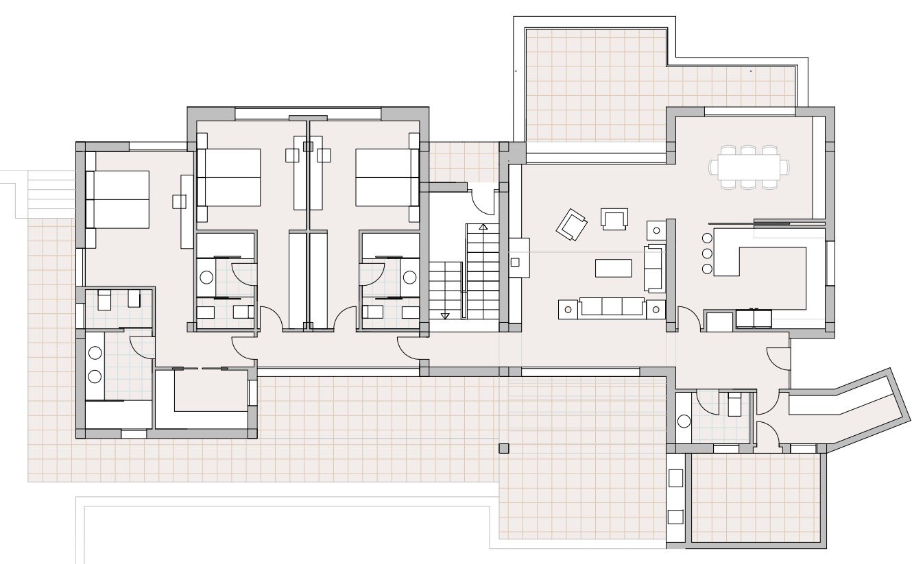 C4XY4383JAV Neubauvilla mit Lizenz auf großem Grundstück zum Verkauf in Lomas del Rey, Jávea