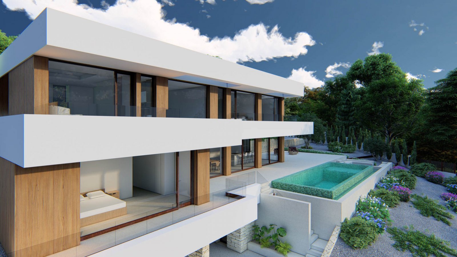 4405ALT Fantastische Neubauvilla mit Meerblick zum Verkauf in Altea