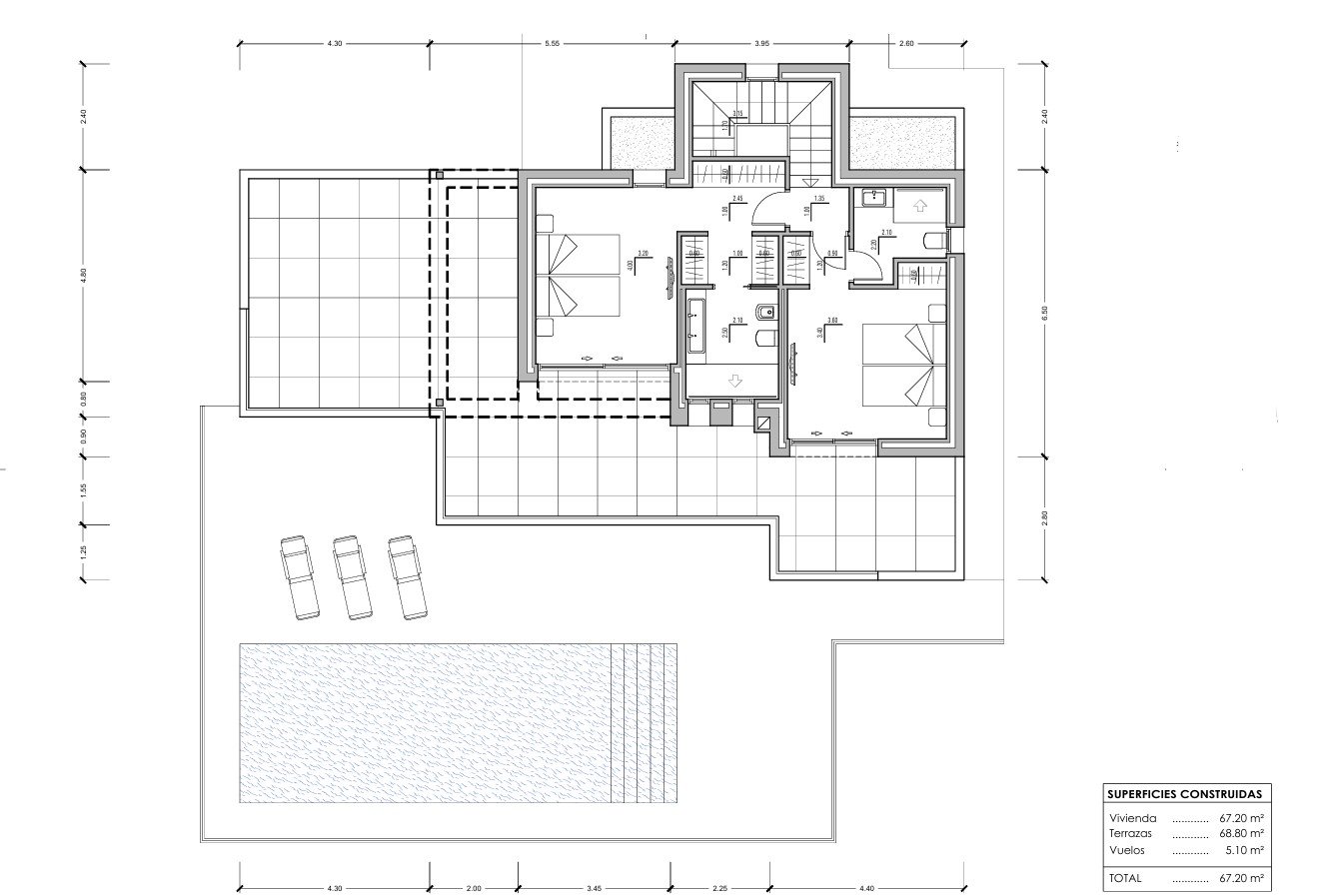 4473CAL Neu gebaute Villa mit Panoramablick zum Verkauf in Calpe