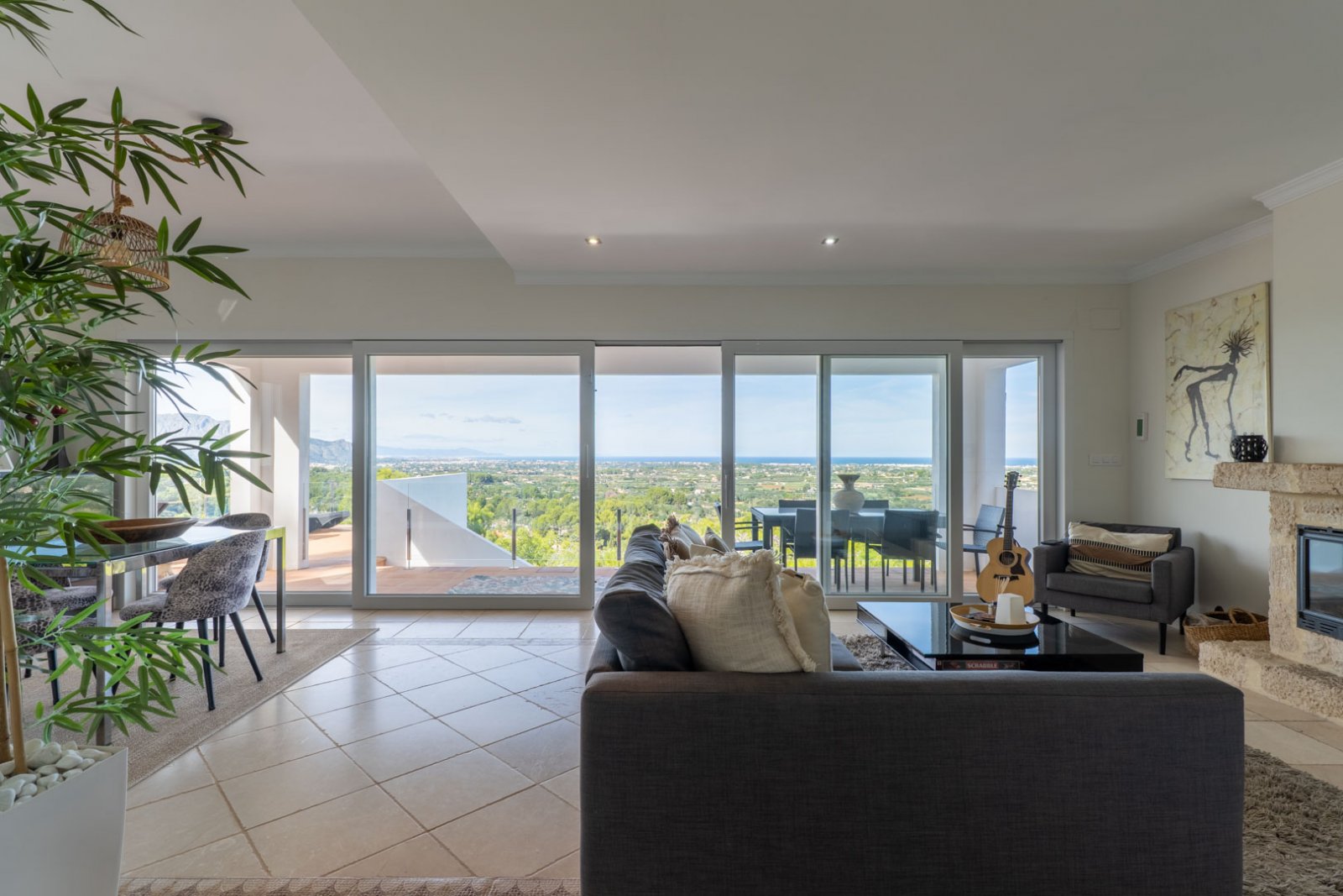 C3XY8309SEL Mediterrane Villa mit Panoramablick auf das Meer zum Verkauf in La Sella, Pedreguer.