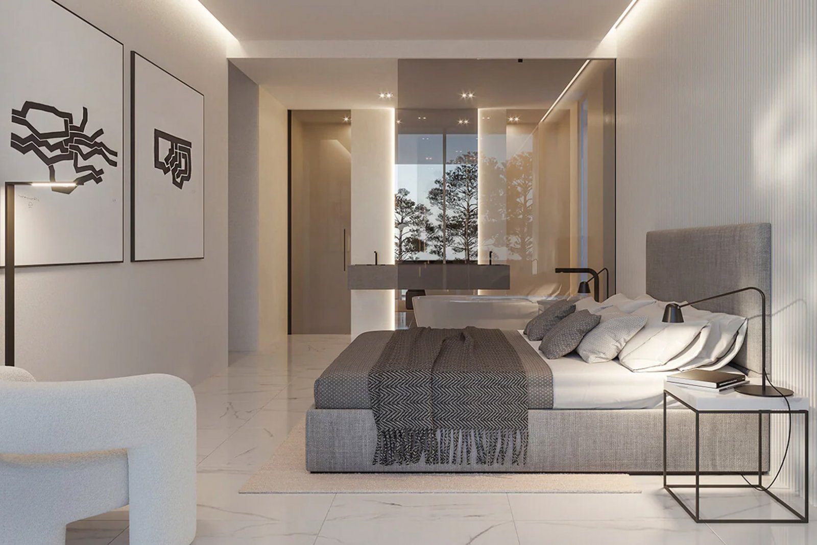 8311MOR Designervilla im Bau mit freiem Meerblick, zu verkaufen in Moraira.