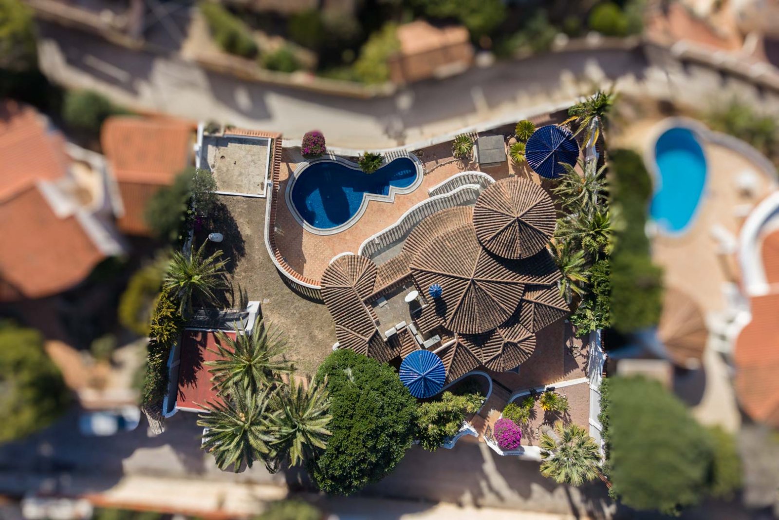 9006BEN Mediterrane Villa mit Panoramablick aufs Meer in Benissa zu verkaufen.