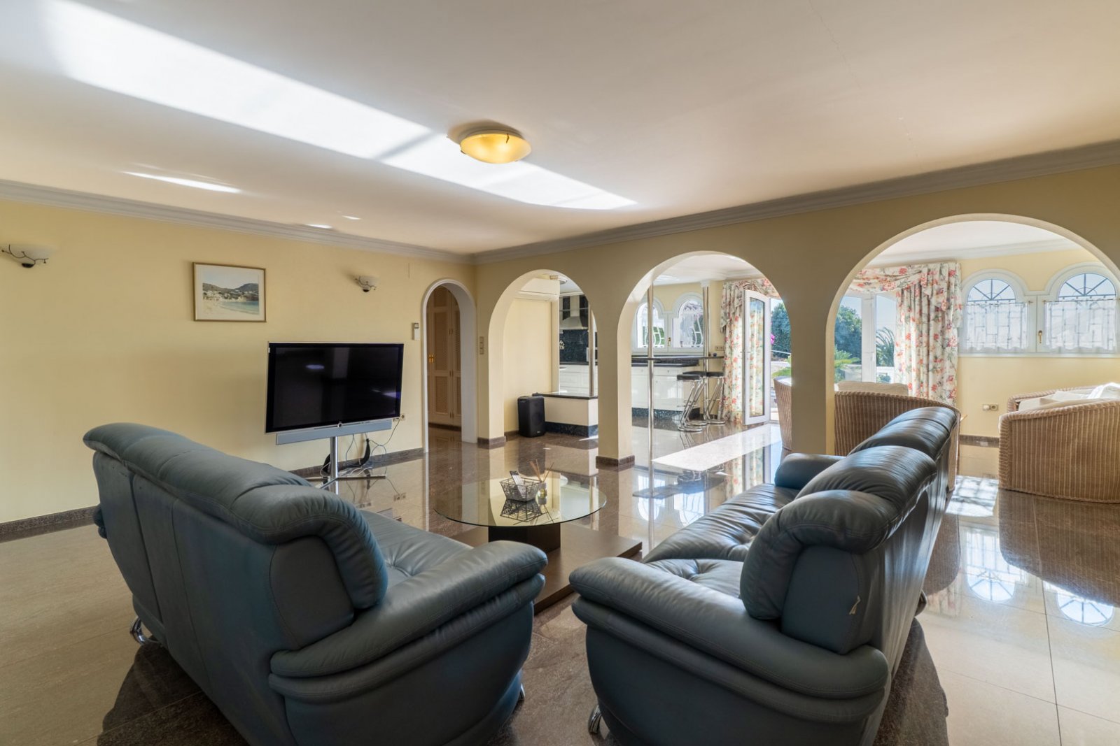 9006BEN Mediterrane Villa mit Panoramablick aufs Meer in Benissa zu verkaufen.