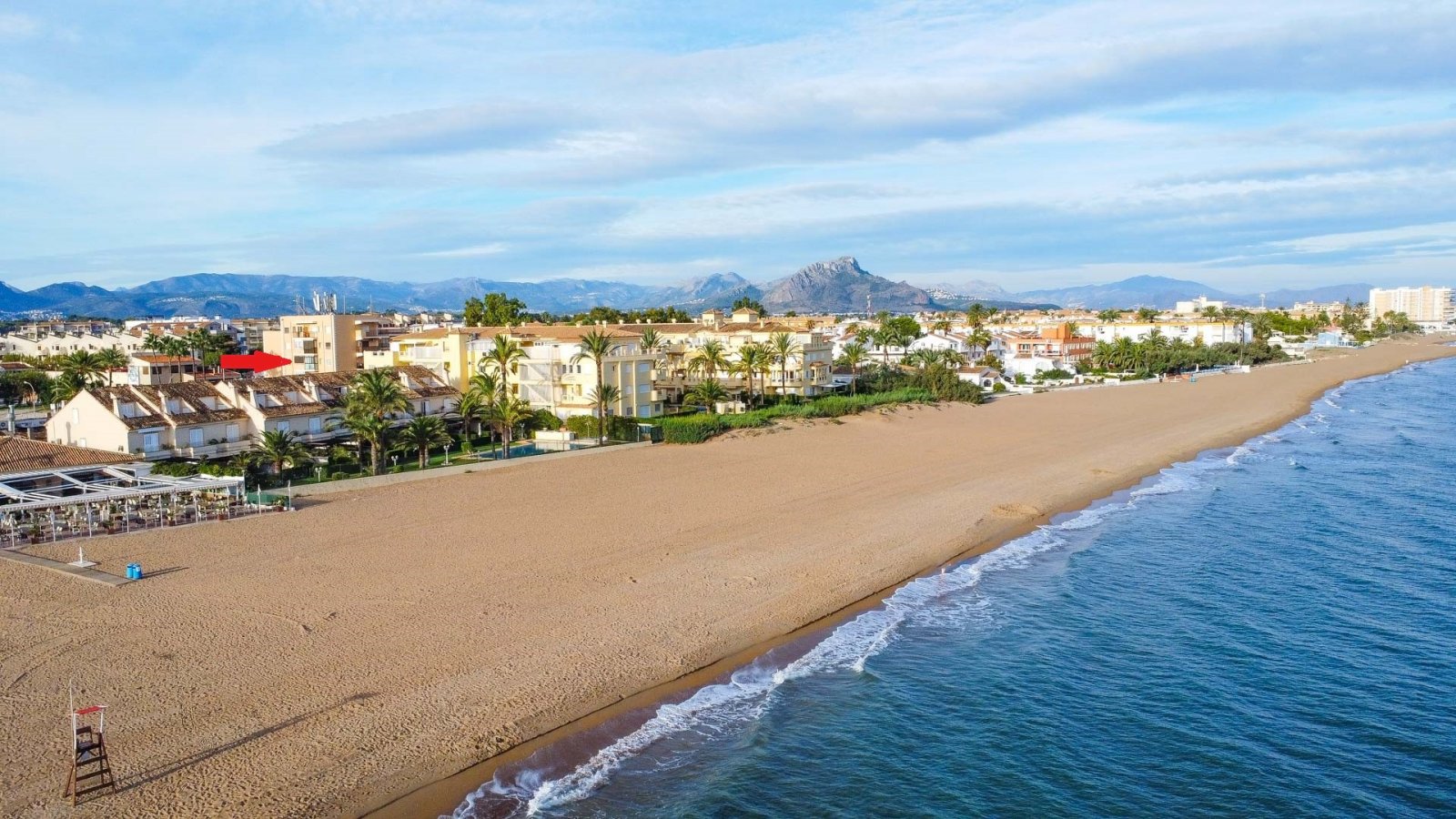 4426DEN Wohnung mit direktem Zugang zum Strand in Denia