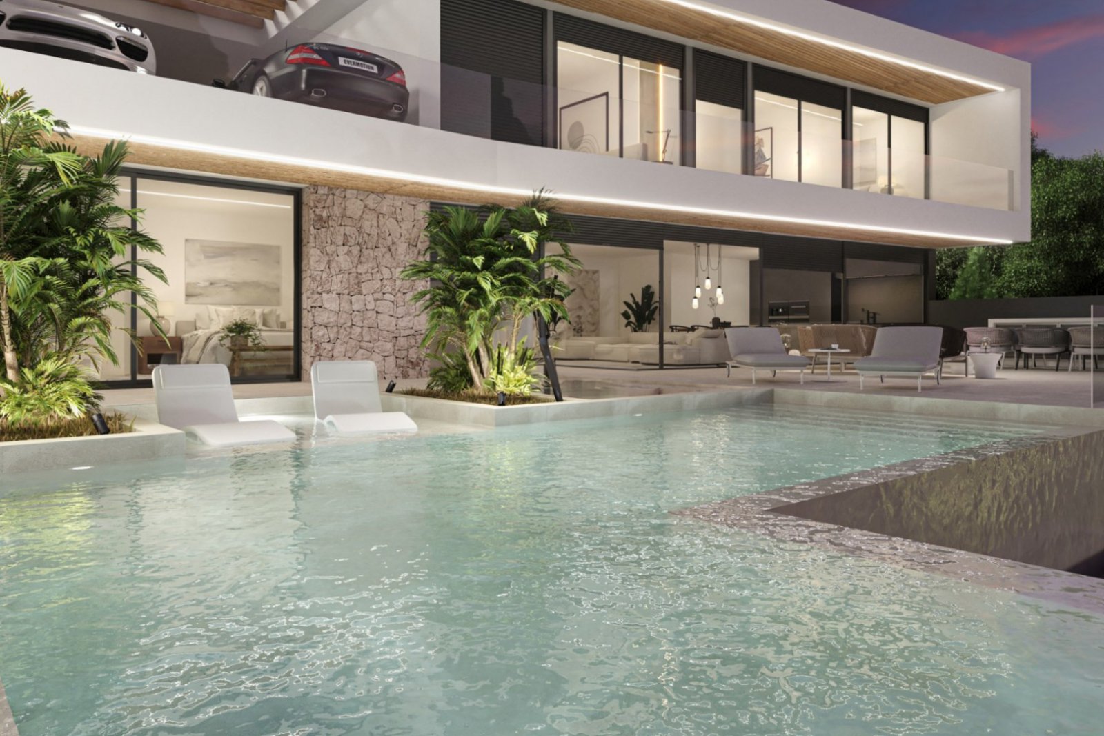 4458BELL Moderne Villa mit Meerblick in Cumbre del Sol zu verkaufen