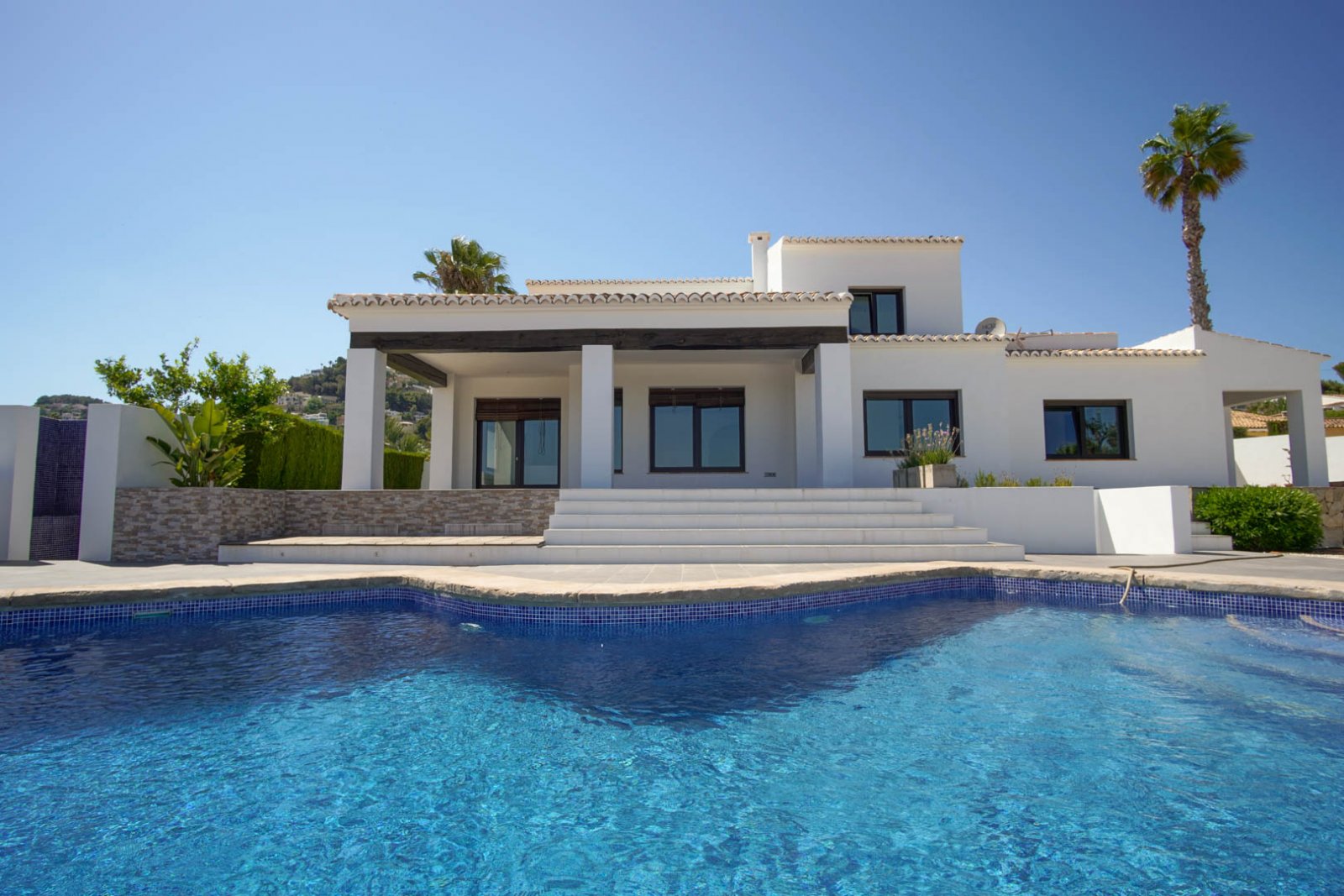 8279MOR Traditionelle mediterrane Villa mit Panoramablick auf das Meer in Moraira zu verkaufen.