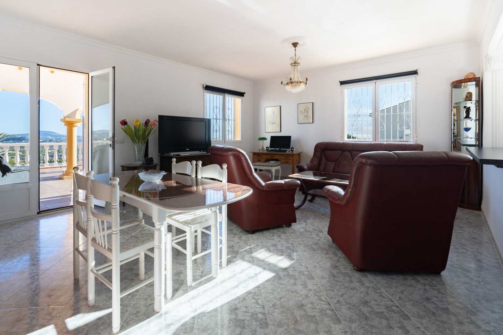 Villa C4XY4596CAL mit Gästehaus und Panoramablick aufs Meer in Oltamar, Calpe zu verkaufen