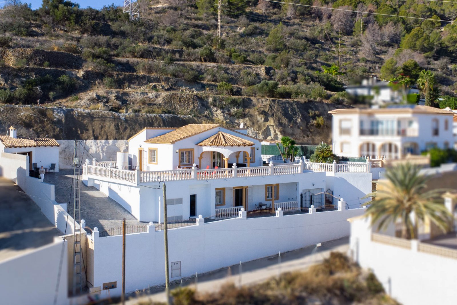 Villa C4XY4596CAL mit Gästehaus und Panoramablick aufs Meer in Oltamar, Calpe zu verkaufen