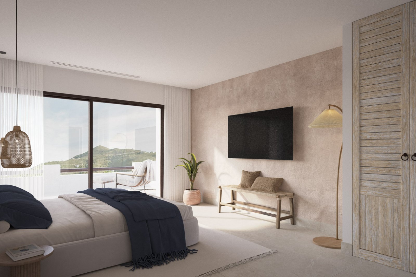 4599ALC Villenprojekt im ibizenkischen Stil mit Lizenz zum Verkauf in Alcalalí,