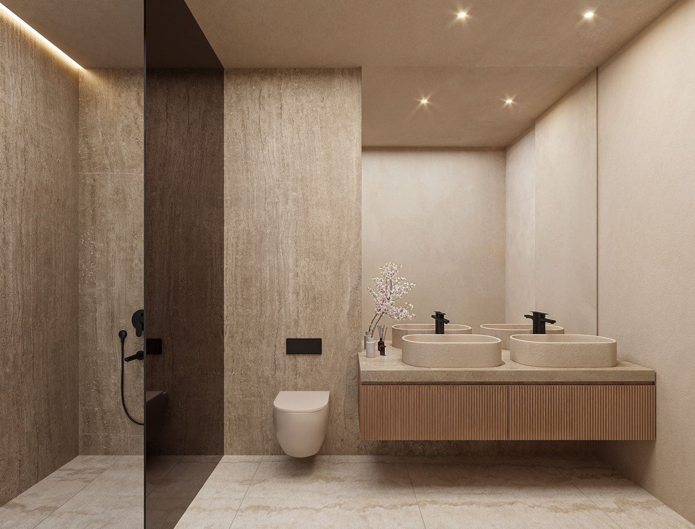 4613BEN Villenprojekt mit Meerblick, nur einen Steinwurf vom Strand La Fustera entfernt.