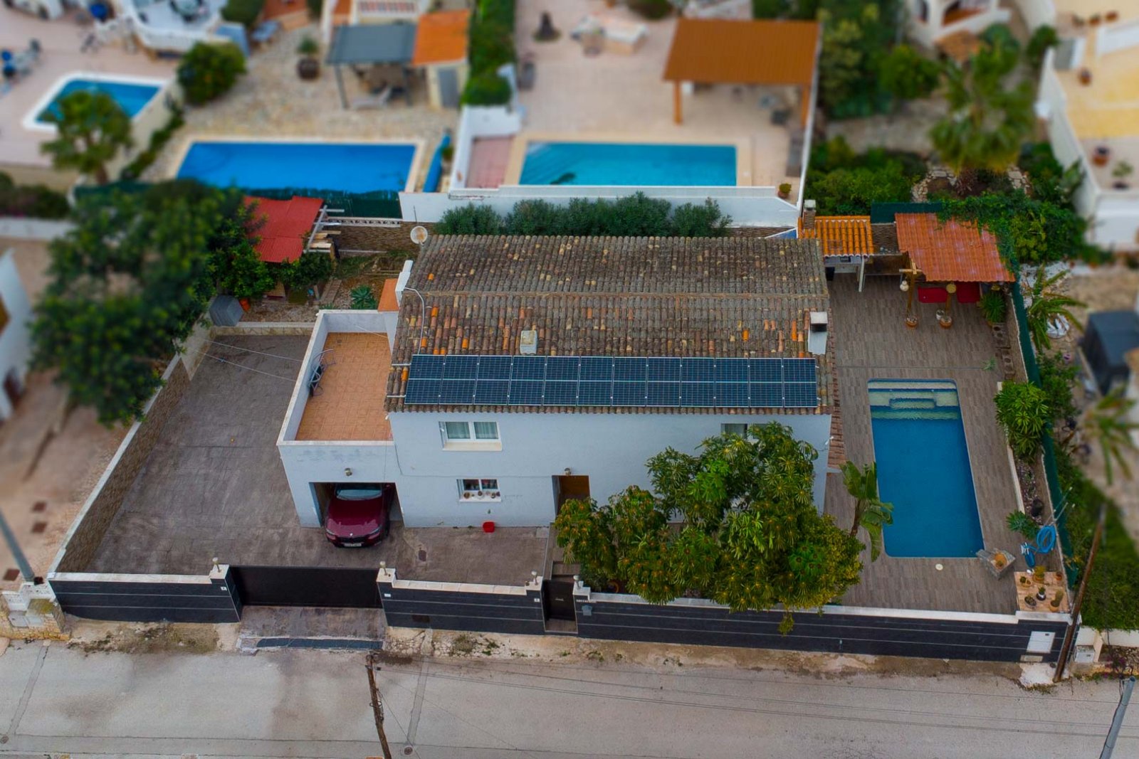 C3XY4620CAL Villa in Calpe zu verkaufen, nur wenige Gehminuten vom Strand entfernt.