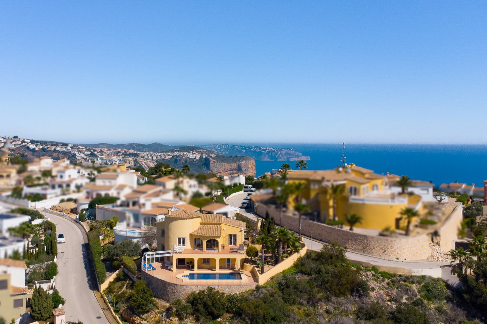 4633BELL Wunderschöne Villa mit Panoramablick aufs Meer zum Verkauf in Cumbre del Sol, Benitachell