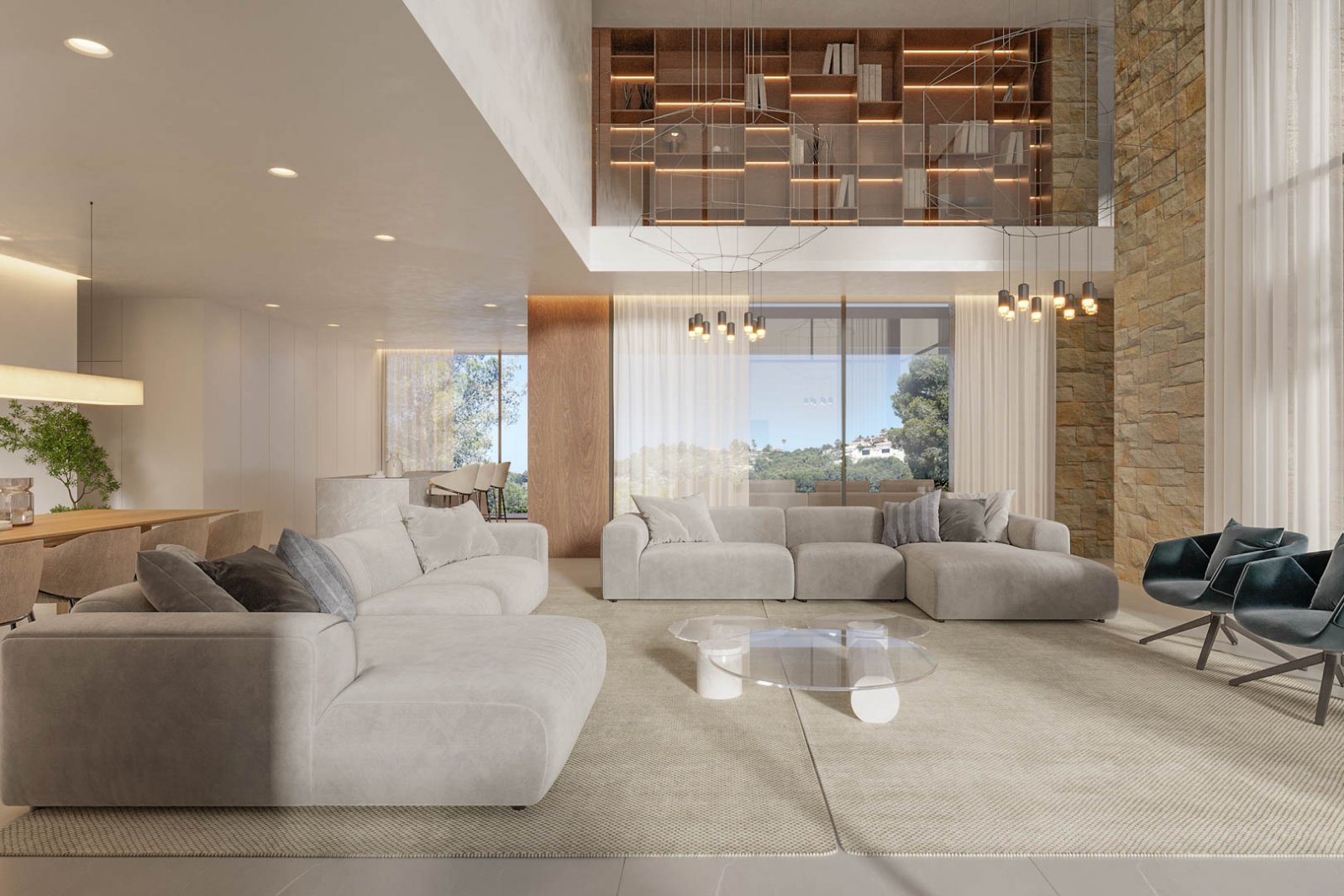 8300MOR Moderne Villa im Bau mit Panoramablick auf das Meer zum Verkauf in Moraira.