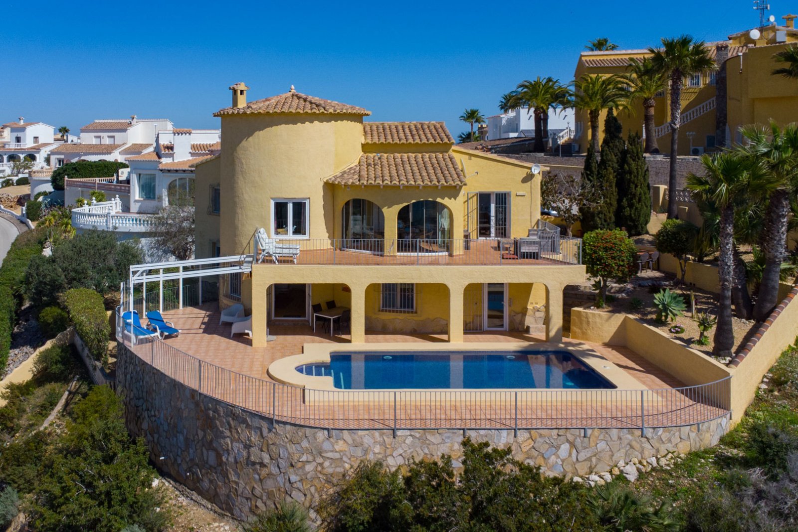 4633BELL Wunderschöne Villa mit Panoramablick aufs Meer zum Verkauf in Cumbre del Sol, Benitachell