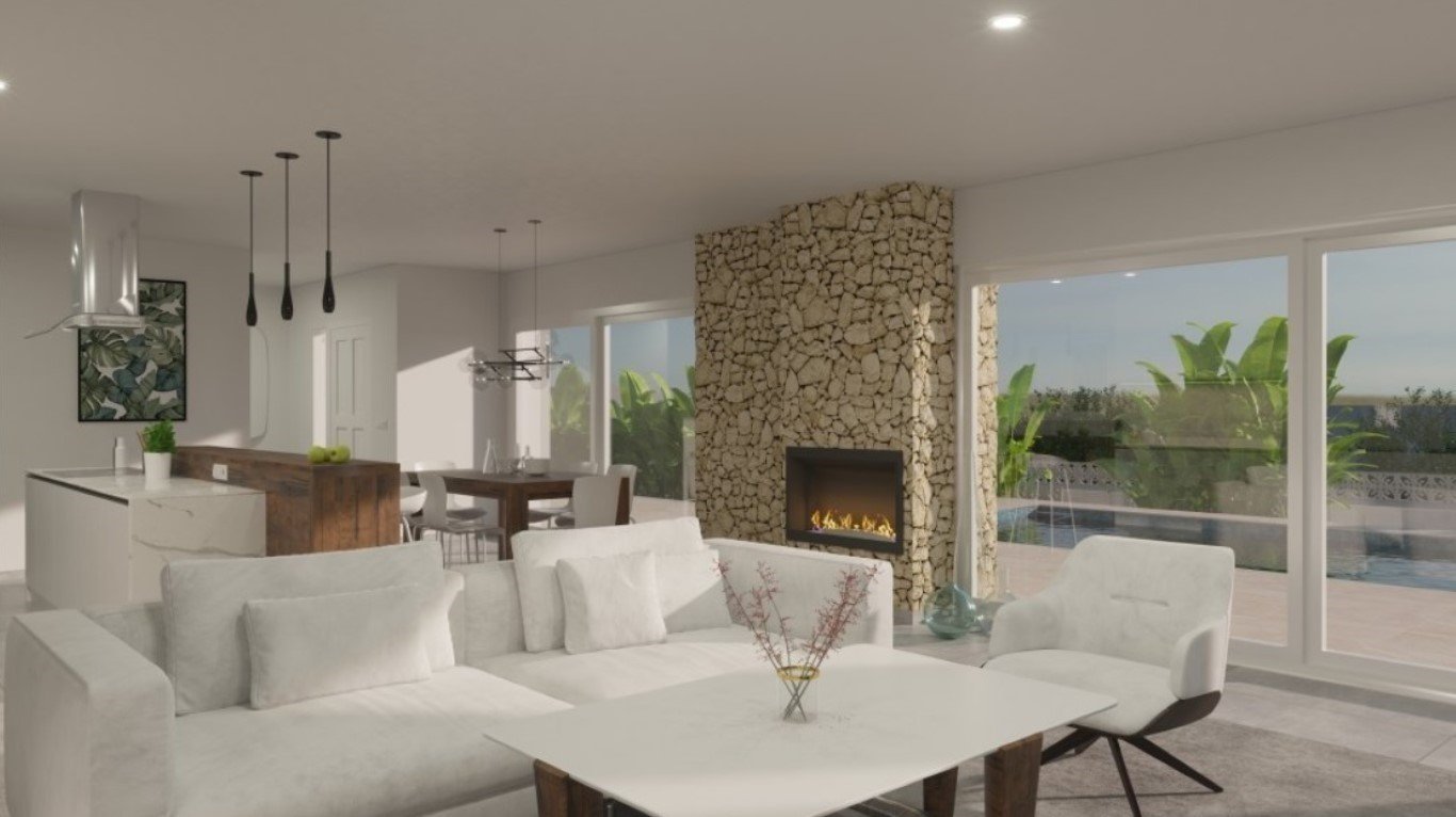 6461ALC Moderne einstöckige Neubauvilla in Alcalali zu verkaufen