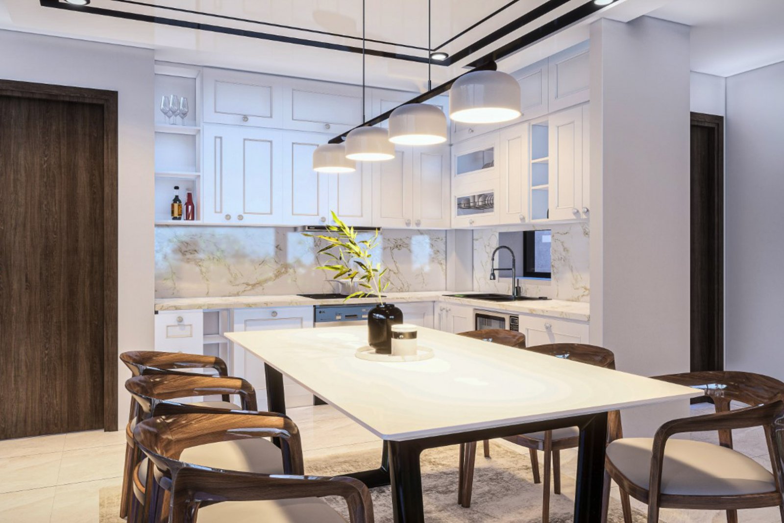 8185PED Komplex im Bau befindlicher unabhängiger Villen mit privatem Pool und teilweisem Meerblick zum Verkauf in Pedreguer.