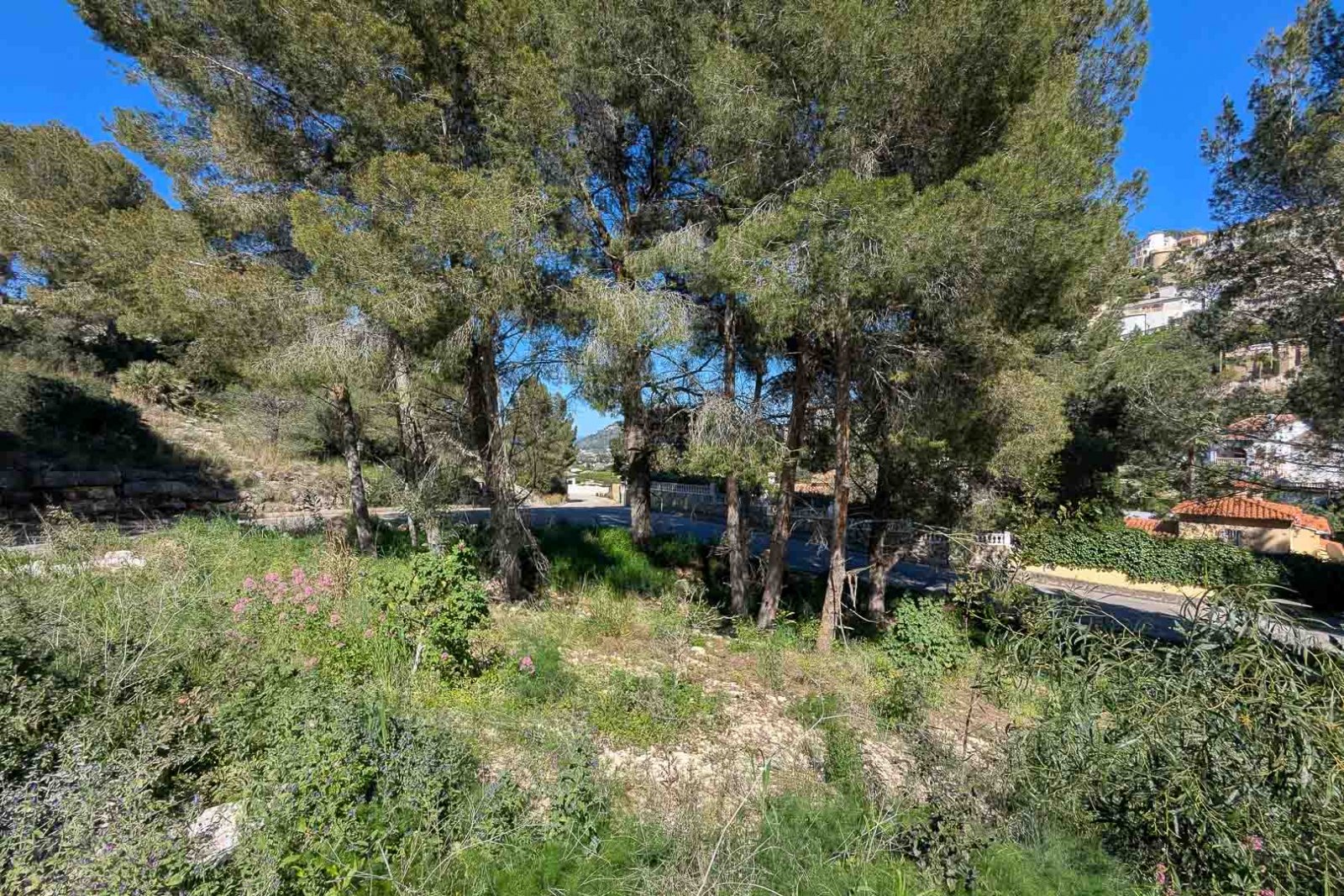 8185PED Komplex im Bau befindlicher unabhängiger Villen mit privatem Pool und teilweisem Meerblick zum Verkauf in Pedreguer.