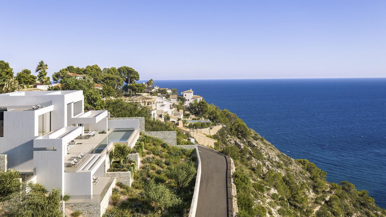 3299JAV Moderne Luxusvilla mit Meerblick zu verkaufen in Javea