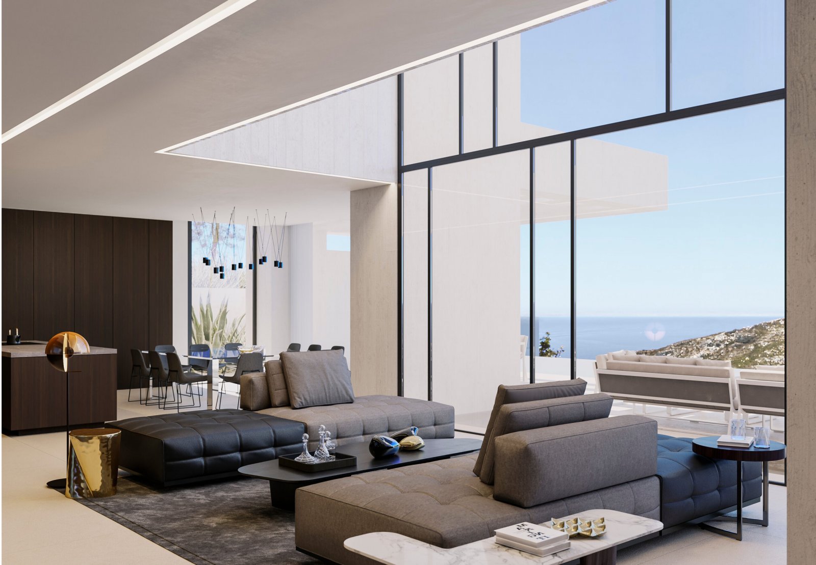 3299JAV Moderne Luxusvilla mit Meerblick zu verkaufen in Javea