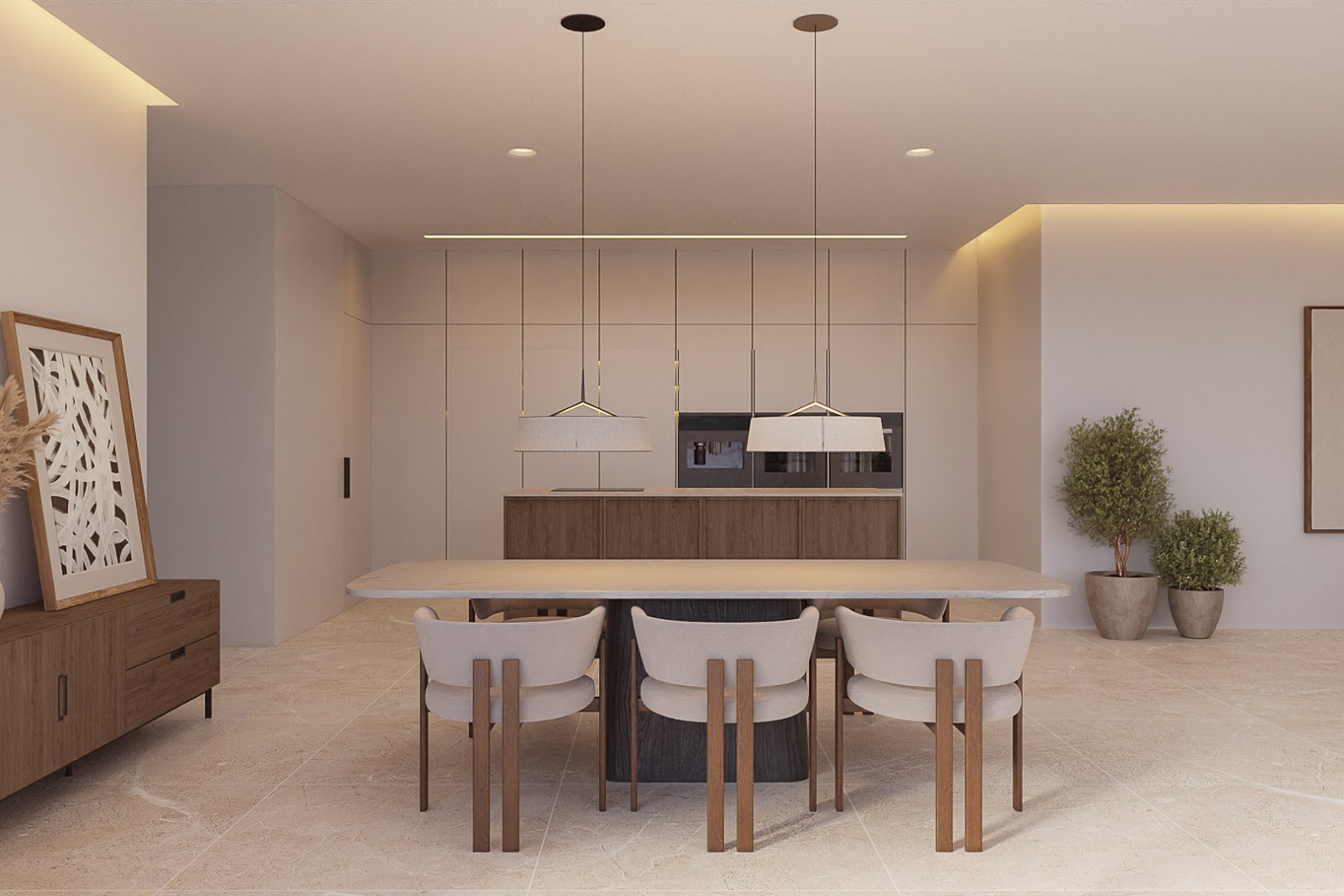 8219MOR Modernes Villenprojekt zum Verkauf in El Tesoro, Moraira.