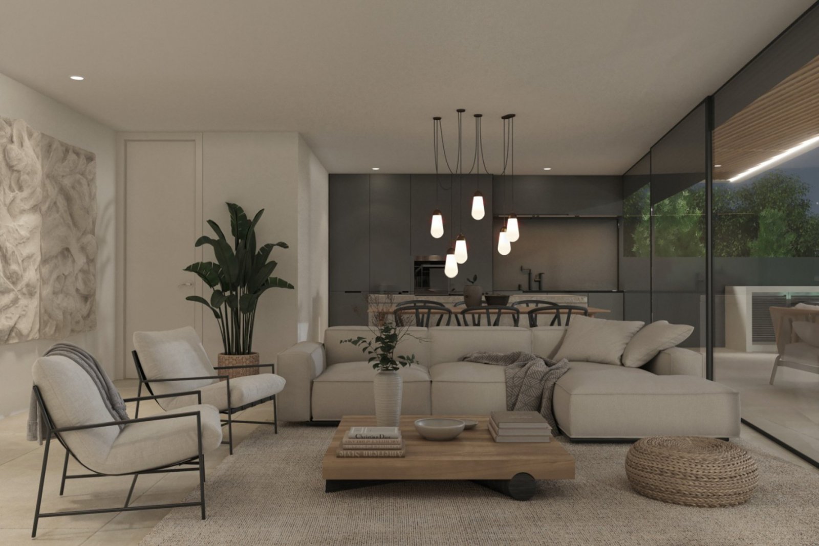 4458BELL Moderne Villa mit Meerblick in Cumbre del Sol zu verkaufen