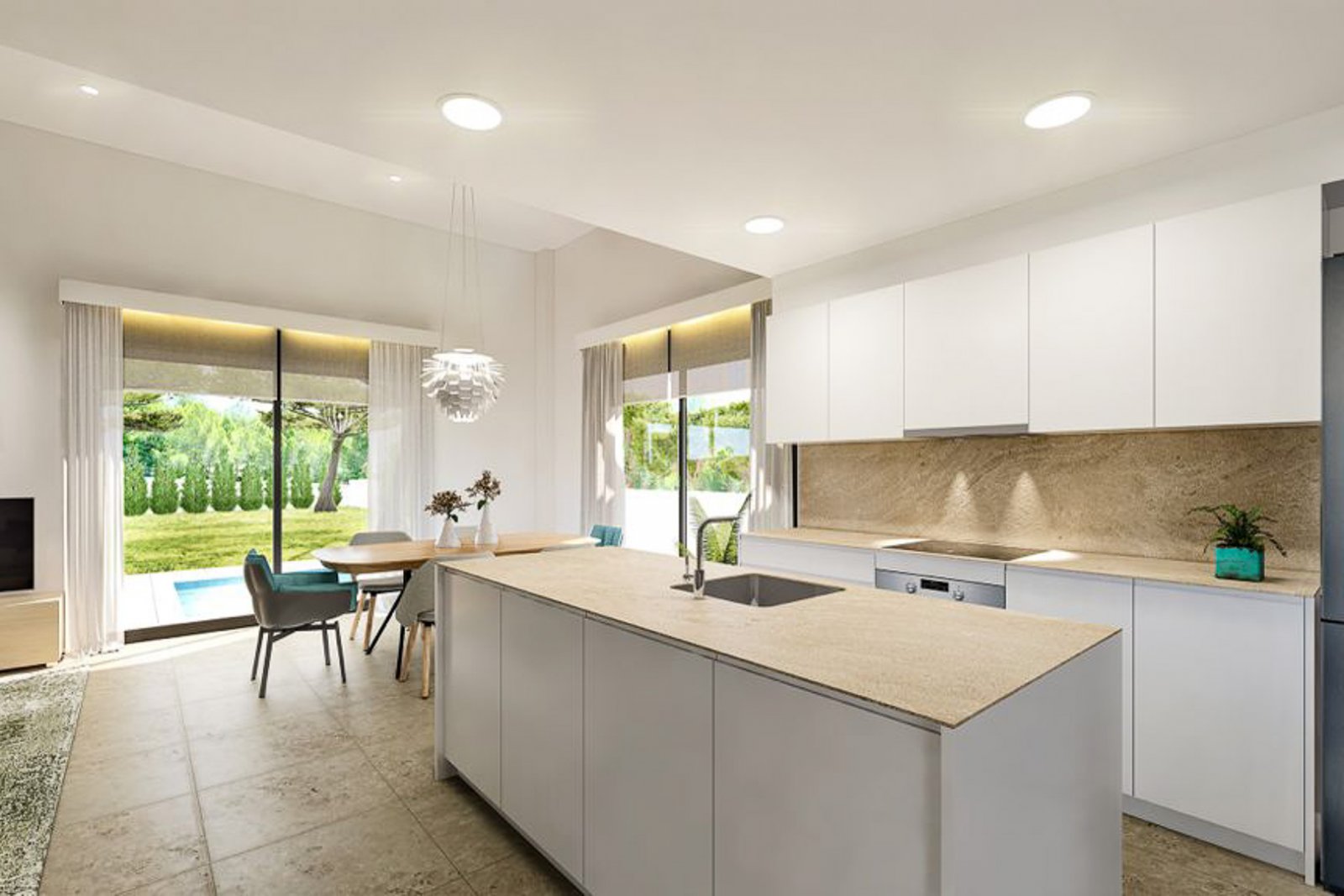 8231FIN Moderne Villa im Bau zum Verkauf in Finestrat