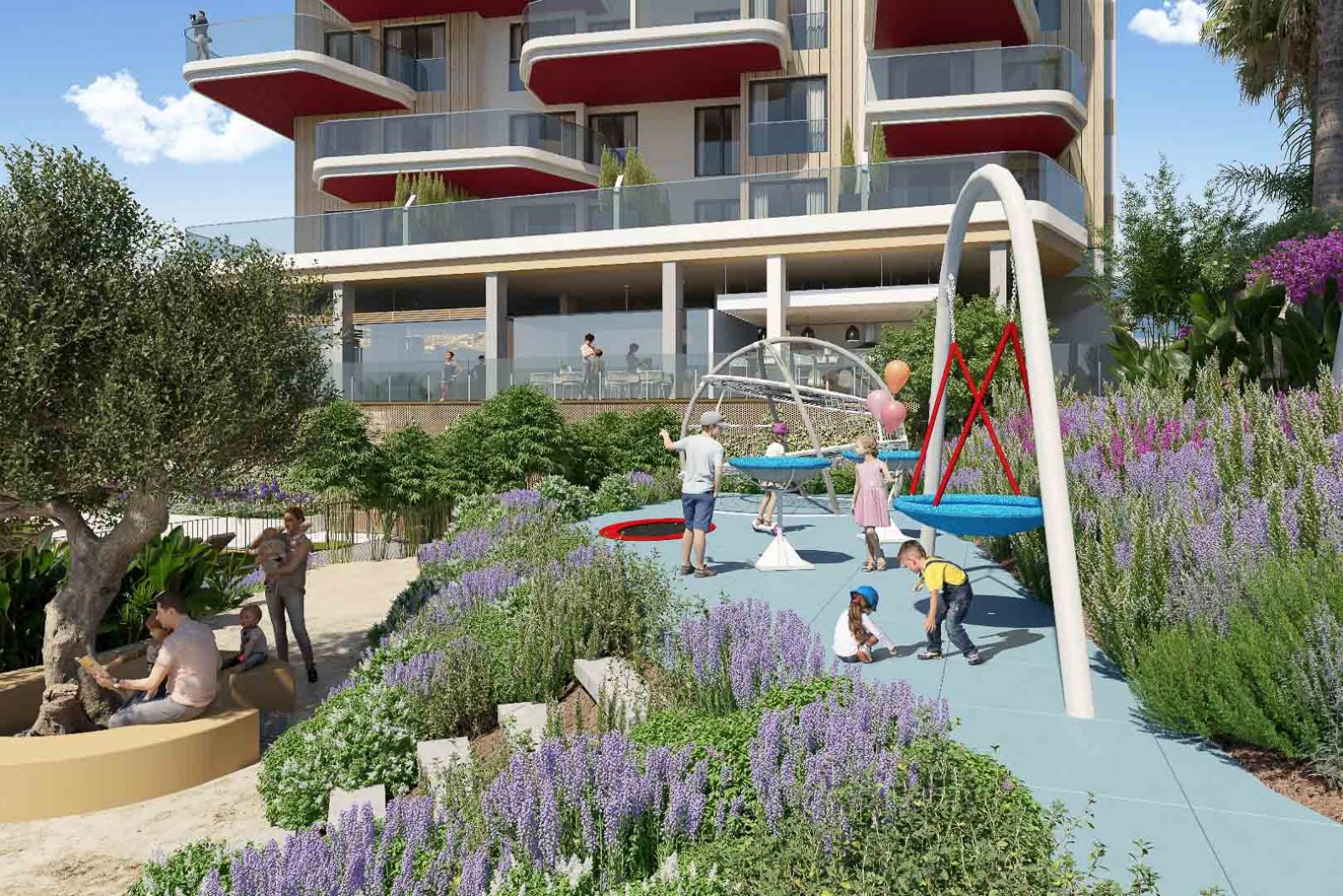 8249CAL Neubau-Wohnungsprojekt zum Verkauf in Calpe.