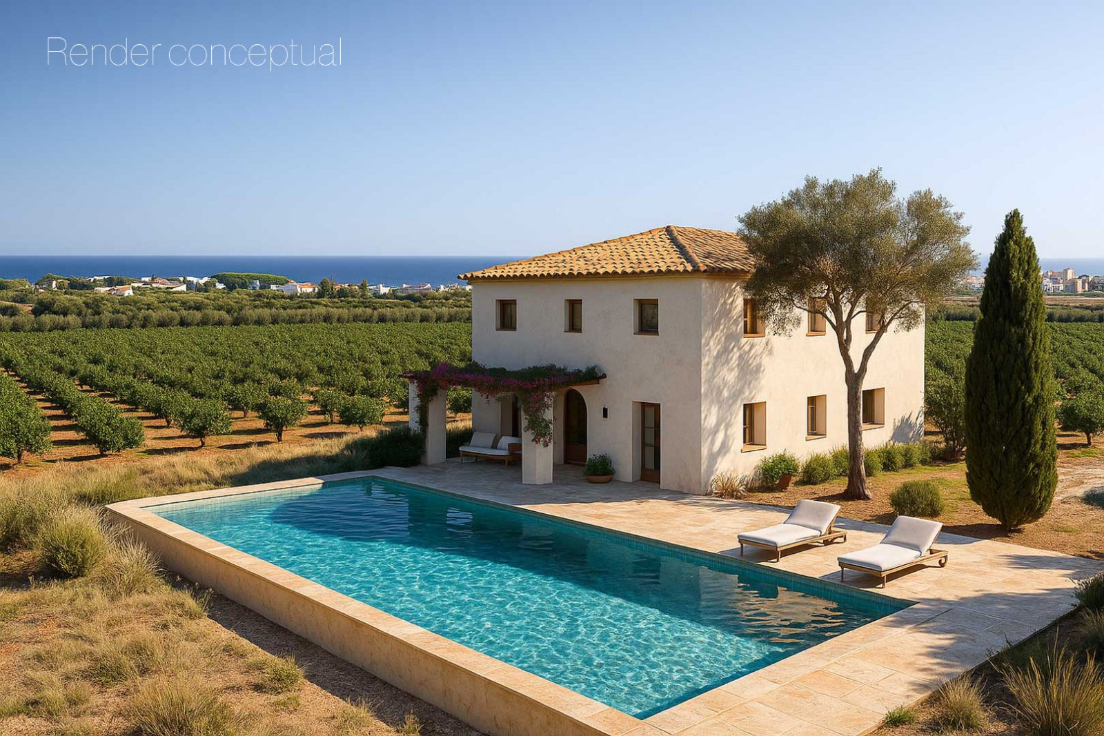 C3XY8296DEN Landhaus zum Renovieren mit großem Grundstück in Denia zu verkaufen.