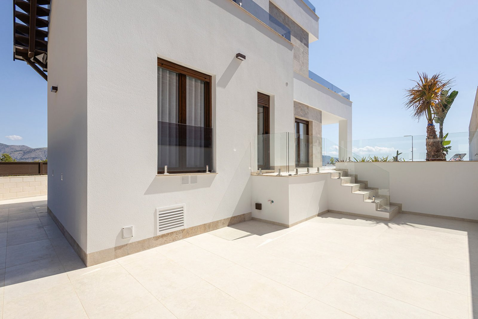 8316POL Villa im Bau mit Meer und Bergblick in Polop zu verkaufen.