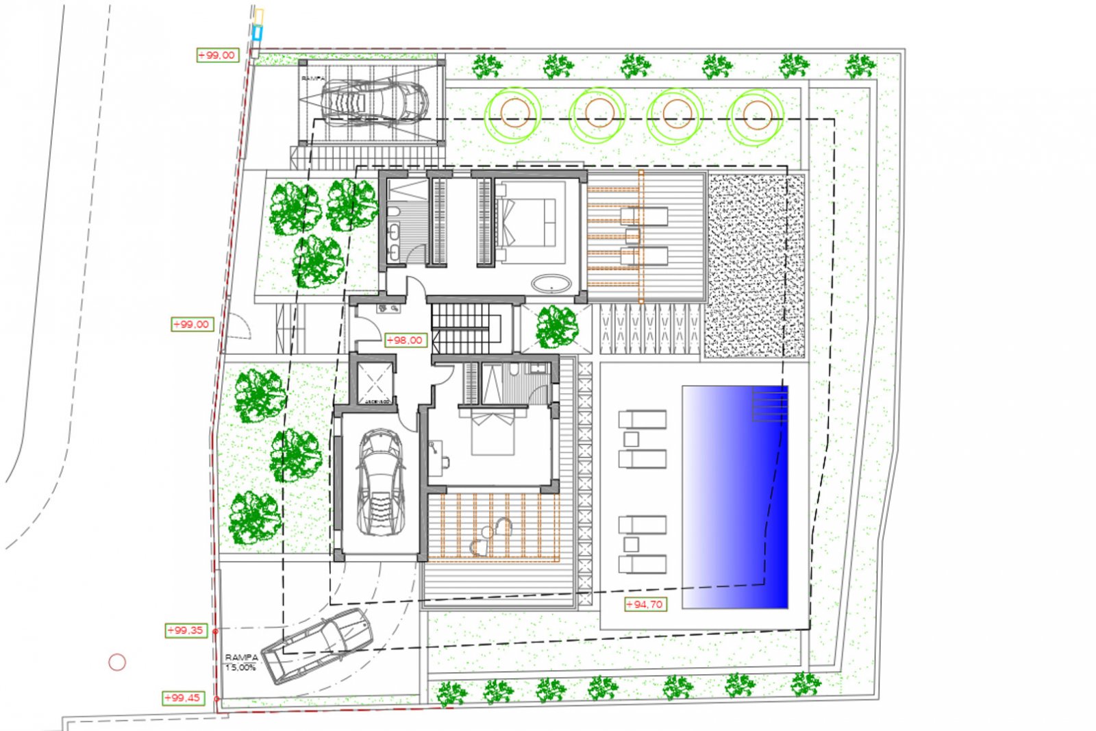 8325MOR Villenprojekt mit Meerblick, im Bau, zu verkaufen in Moraira.