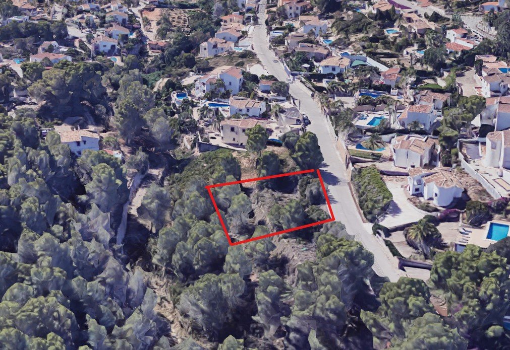 4295BEN Grundstück zu verkaufen 800 m vom Strand von Benissa