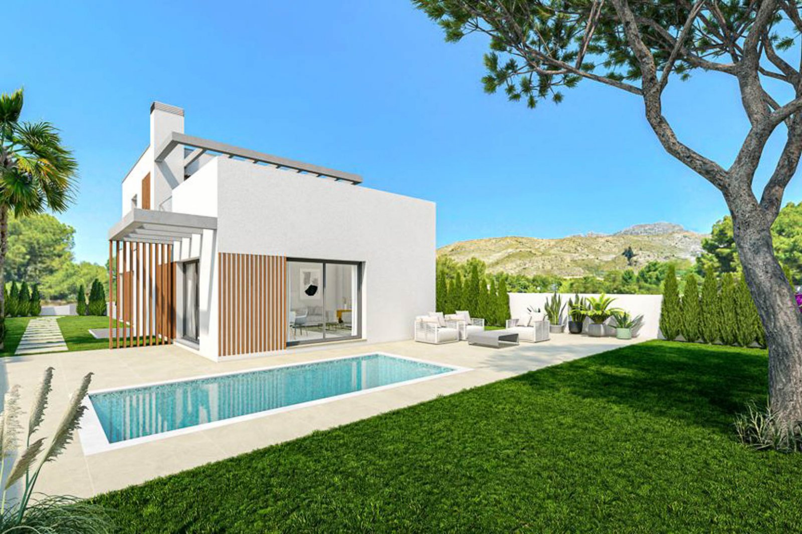 8231FIN Moderne Villa im Bau zum Verkauf in Finestrat