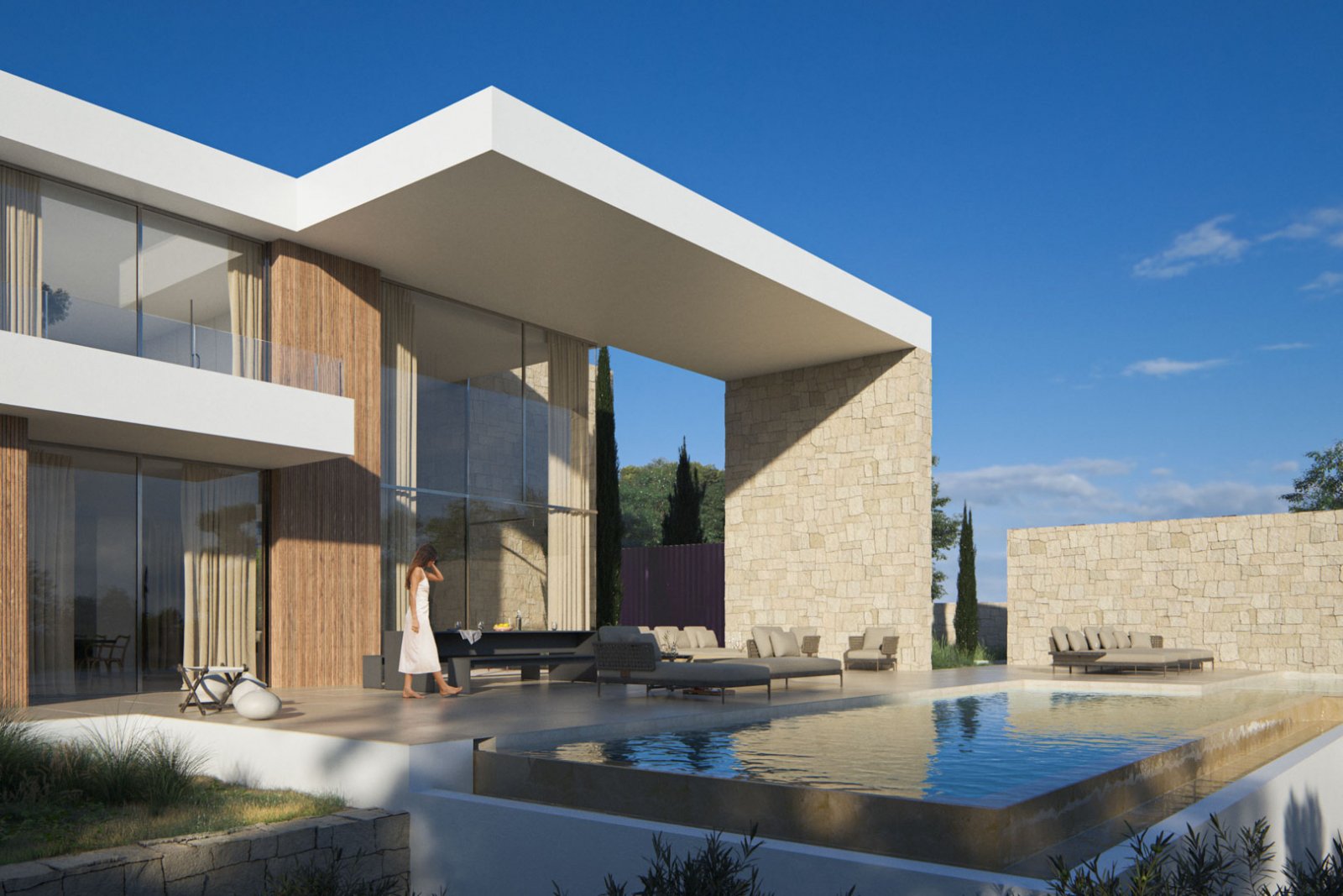 8300MOR Moderne Villa im Bau mit Panoramablick auf das Meer zum Verkauf in Moraira.